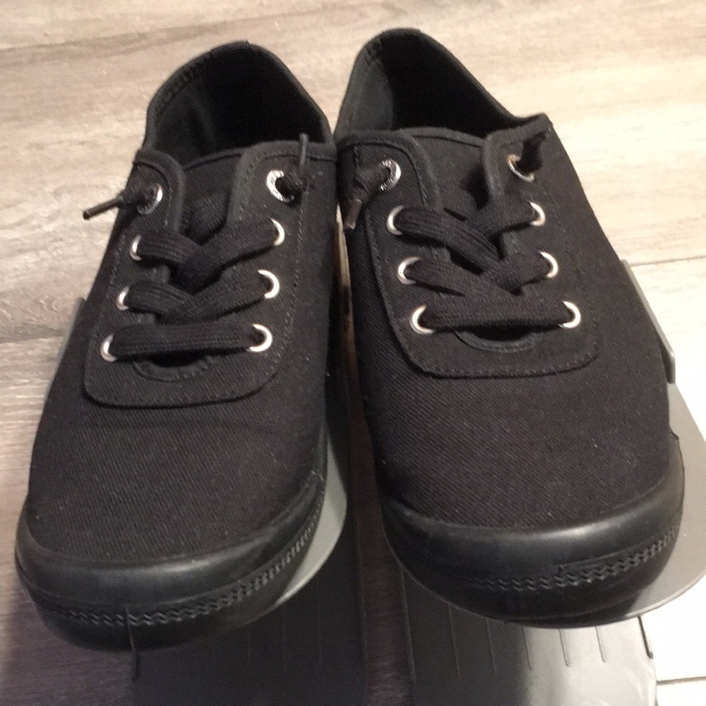 ๐2/$25๐ Mix No.6 Canvas Slip-On Sneakers Sz 9 Black - Picture 9 of 11
